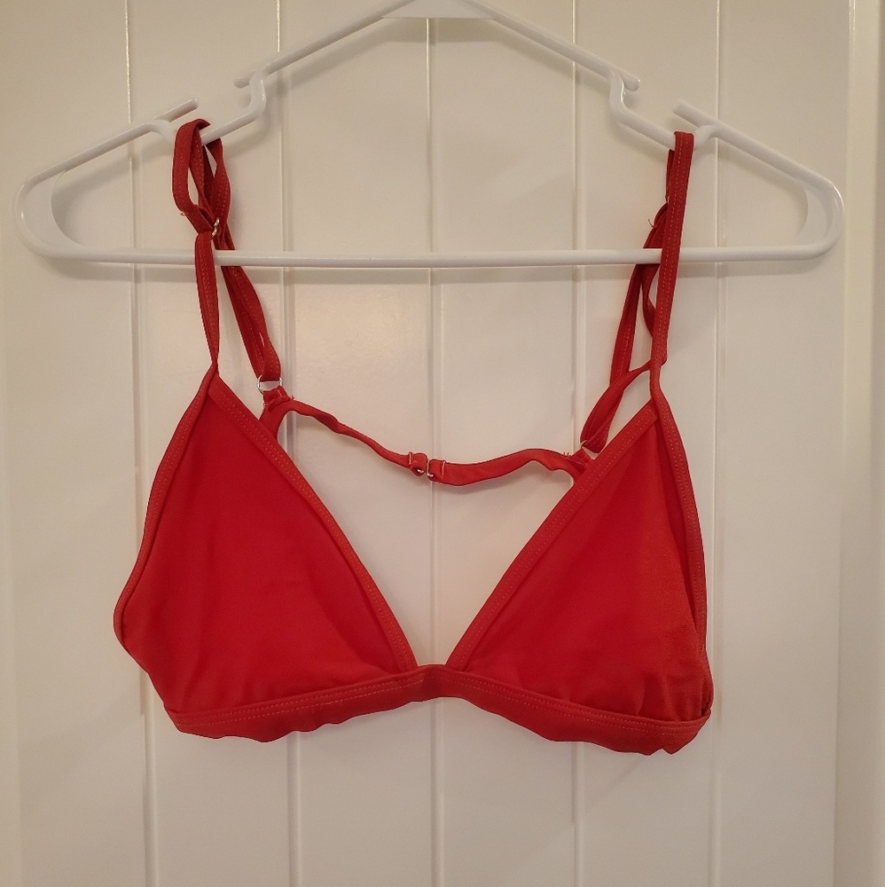 Zaful red bikini top
